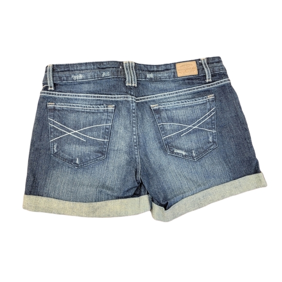 Aeropostale Sz 7/8 Distressed Jean Shorts - Picture 2 of 6